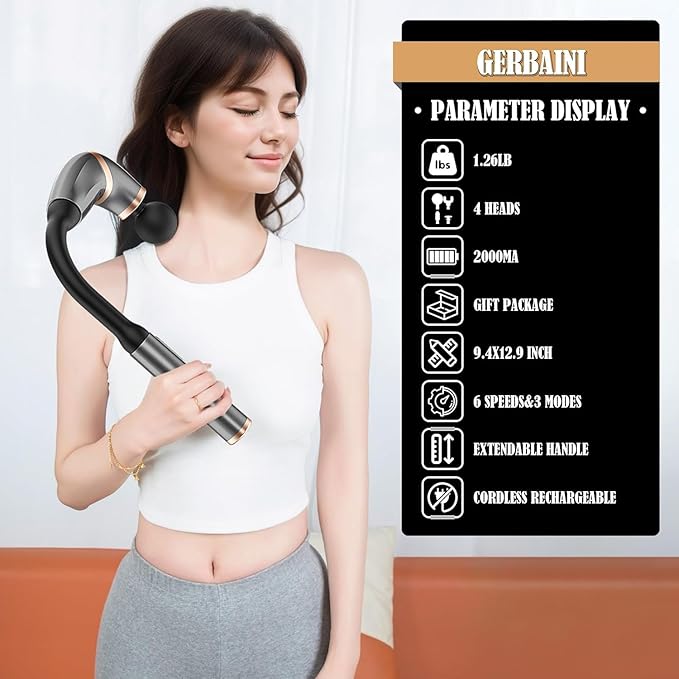 Neck Gun Body Massager
