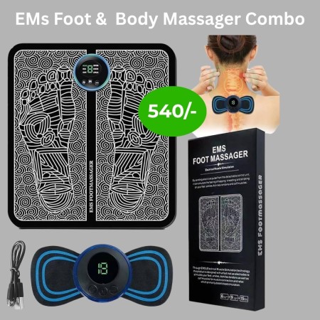 Ems Foot (1 ps&1 ps) Body Massager Combo